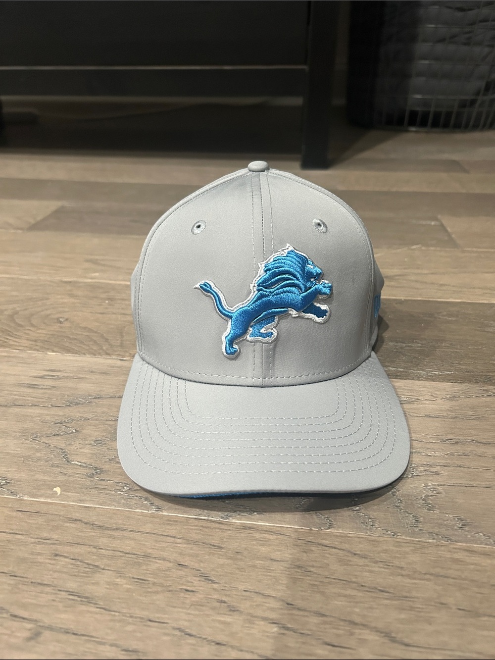 New Era Detroit Lions Gray & Blue Snapback Hat